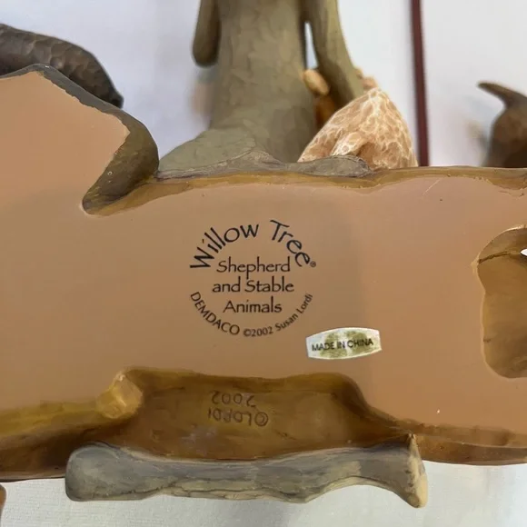 Shepherd and Stable Animals Nativity Figurines by Susan Lordi | Willow Tree - Picture 4 of 5